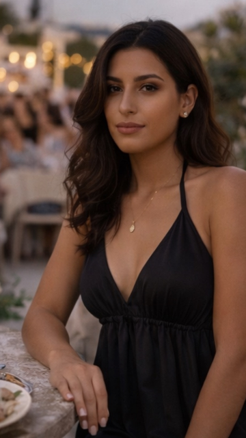 Black Stefani Satin Backless Dress