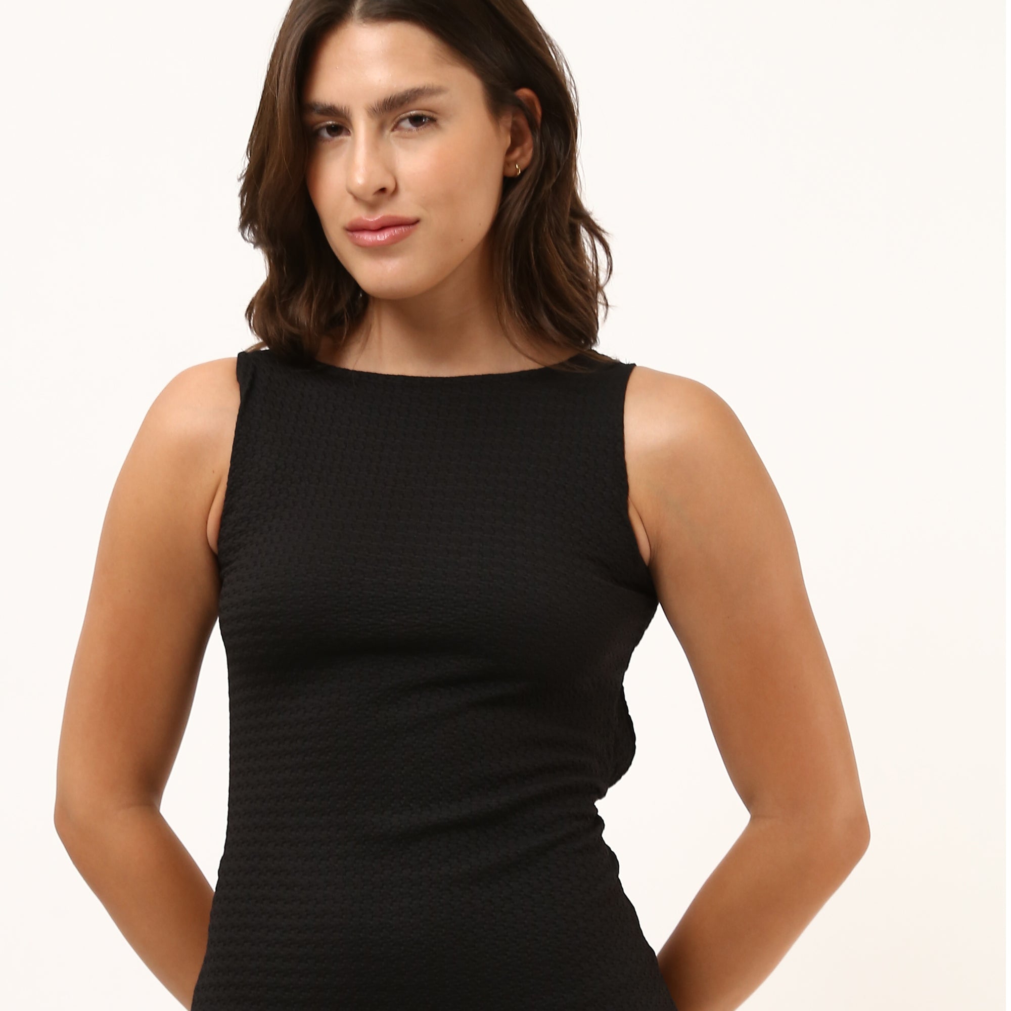 Laura Essential Black Bodycon Dress
